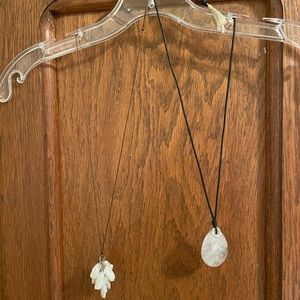 Two JJill adjustable necklaces